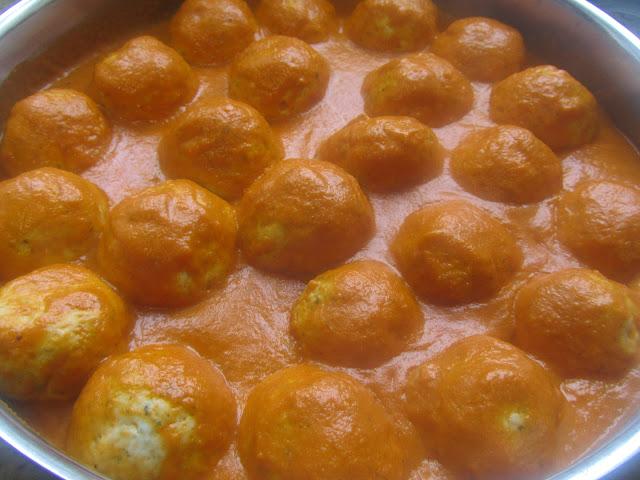 Albóndigas de pavo en salsa de tomate