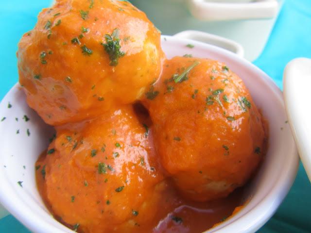 Albóndigas de pavo en salsa de tomate