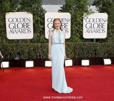 Moda en la Alfombra Roja de los Golden Globe 2013.