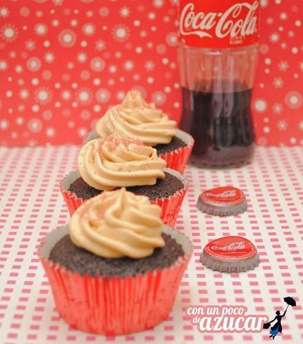 cupcakes cocacola2 Cupcakes de Coca-Cola y crema de cacahuete
