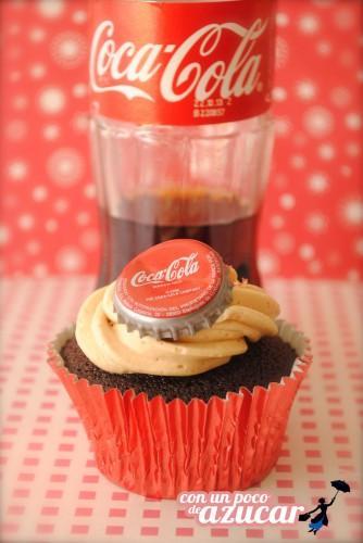 cupcakes cocacola4 Cupcakes de Coca-Cola y crema de cacahuete