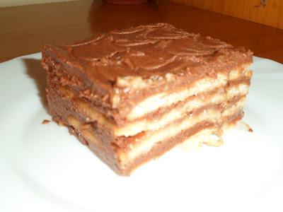 TARTA DE GALLETA Y CHOCOLATE