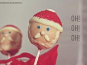 Cake pops Papa Noel