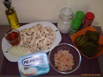 Tallarines de Espinacas Mar y Montaña