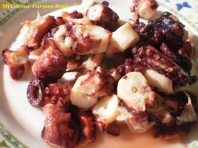 PULPO FRITO (2ª Receta) Y VARIAS RECETAS PARA HACER CON UN PULPO