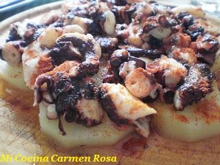 PULPO FRITO (2ª Receta) Y VARIAS RECETAS PARA HACER CON UN PULPO