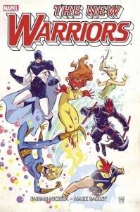 Portada de Skottie Young para el Omnibus de New Warriors