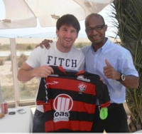 VIDEO: MESSI CON LA CAMISETA DEL VITORIA DE BRASIL