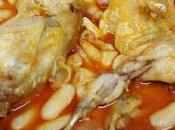 Receta fabes codornices