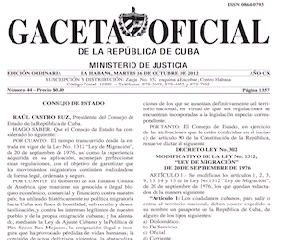 Entra en vigor actualización de la política migratoria cubana