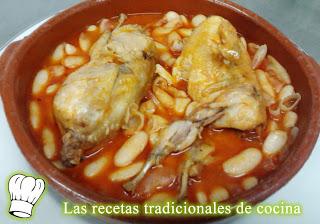 Receta de fabes con codornices o pochas con codornices