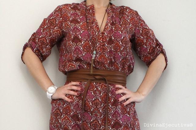 Look del día:  Borgoña & Paisley