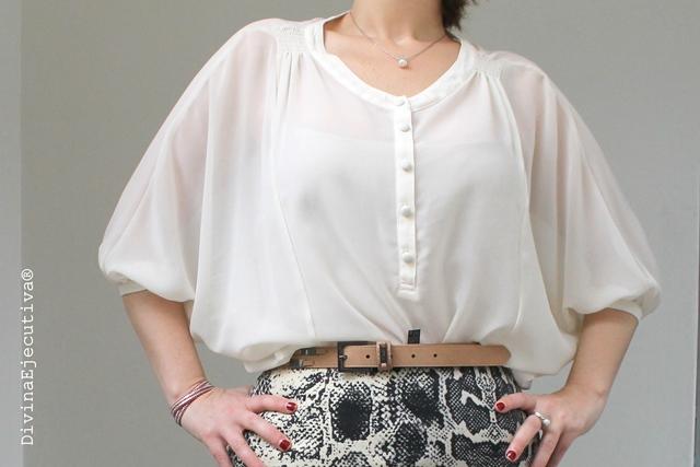 Look del día:  Falda pitón