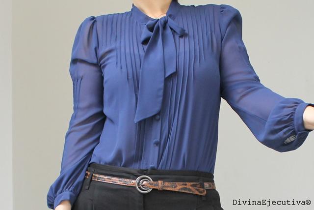 Look del día:  Azul & animal print