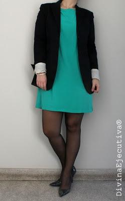 Look del día:  Vestido verde!