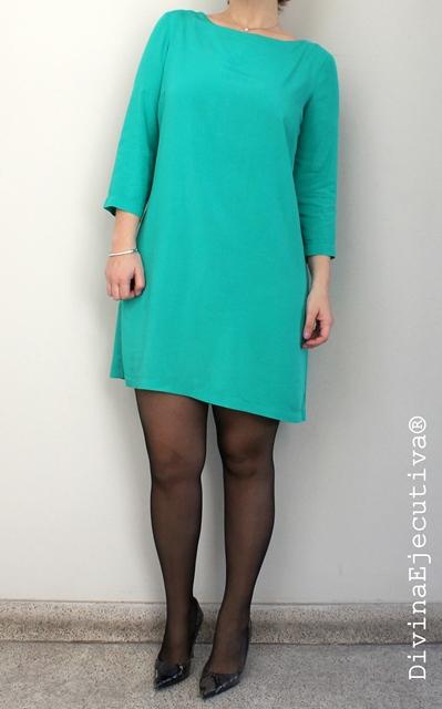 Look del día:  Vestido verde!