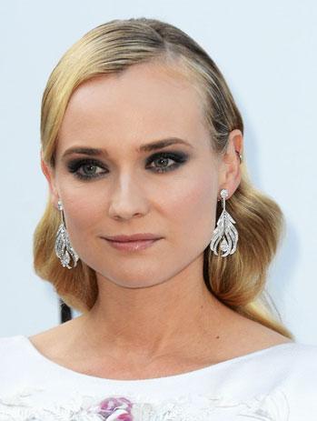 Iconos de estilo: hoy, el ahumado metálico de Diane Kruger