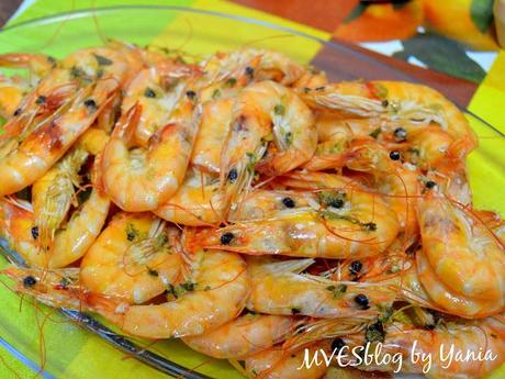 Langostinos al horno