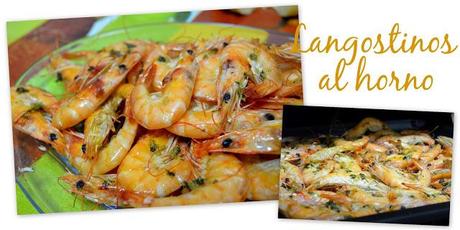 Langostinos al horno