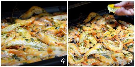 Langostinos al horno