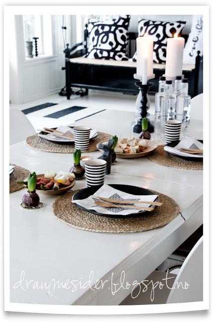 Vestimos la mesa para una cena informal