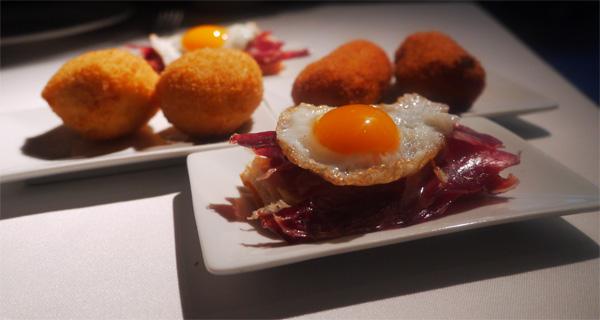 huevos croquetas jamon cachitos
