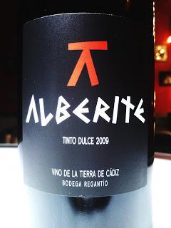 TINTO DULCE ALBERITE 2009, el vino chuchería de Bodegas Regantío.