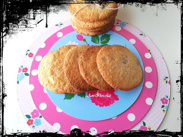 Galletas de avena con chispas de chocolate