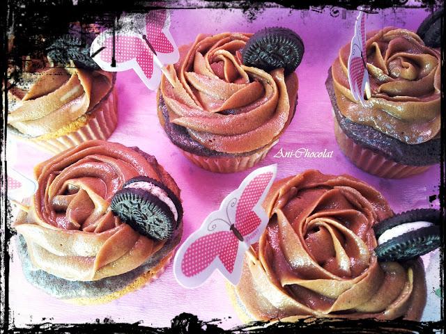 Cupcakes de Oreo y cacao