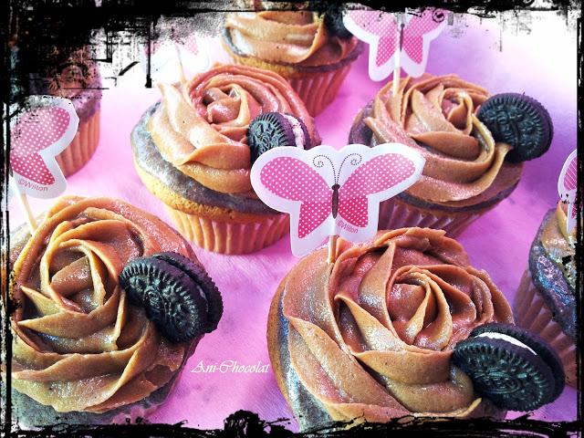 Cupcakes de Oreo y cacao