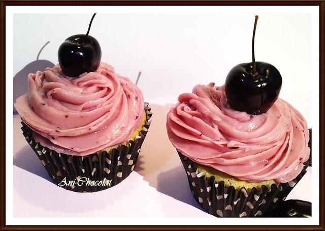 Cupcakes de cerezas (estamos en temporada)