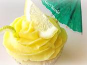Cupcakes sorbete limón (con sombrilla)