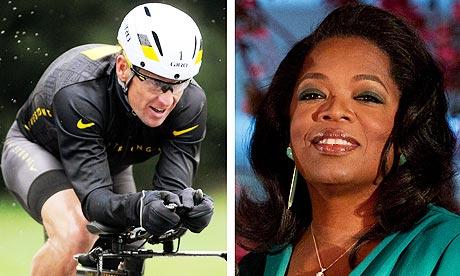 lance Armstrong y Oprah Winfrey