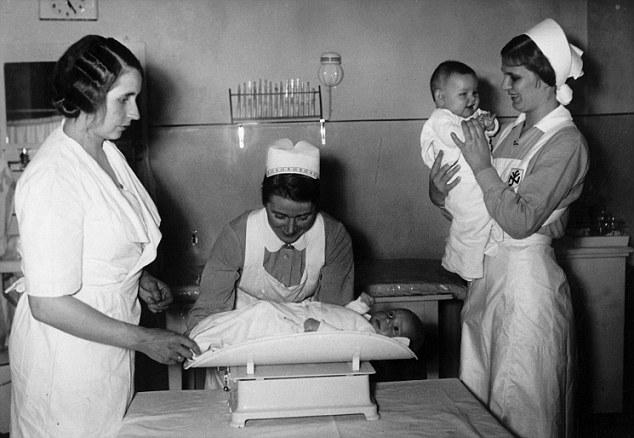 enfermeras del programa Lebensborn