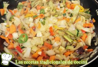 Receta de ternera con salsa de verduras de temporada