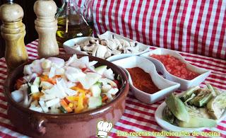 Receta de ternera con salsa de verduras de temporada