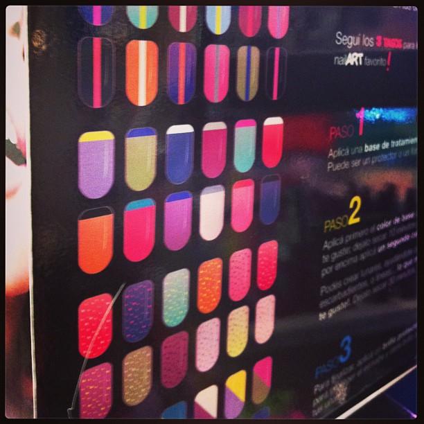 Nail art on the beach!