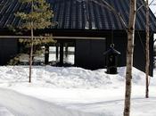 casa campo finlandesa blanco negro