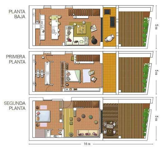 Una casa luminosa del s. XIX en Girona