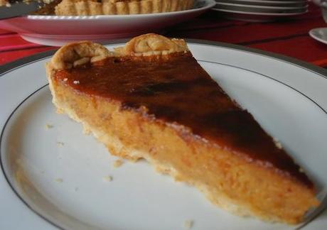 Caramel Pumpkin Pie (Tarta de calabaza con caramelo)