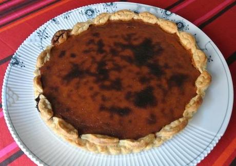 Caramel Pumpkin Pie (Tarta de calabaza con caramelo)