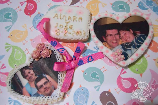 GALLETAS CON FOTOS ENMARCADAS