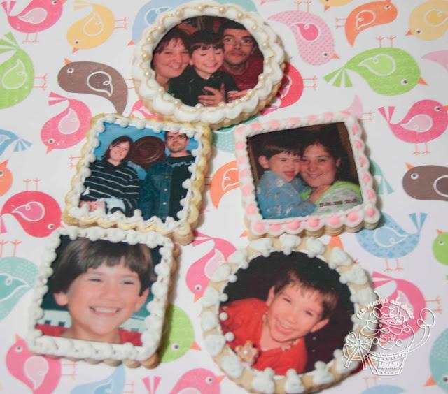 GALLETAS CON FOTOS ENMARCADAS