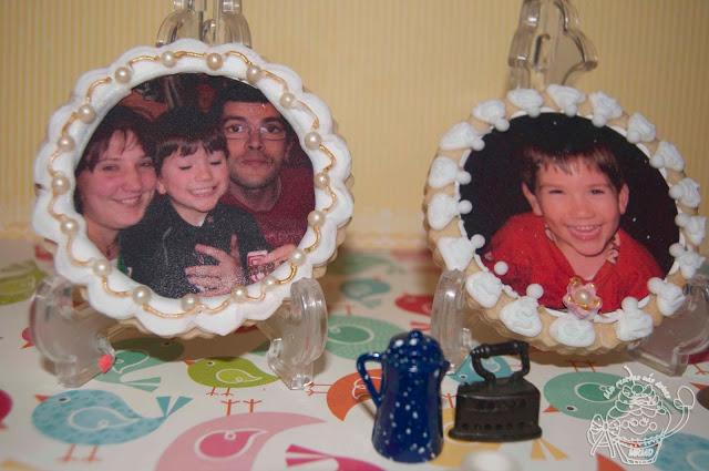 GALLETAS CON FOTOS ENMARCADAS
