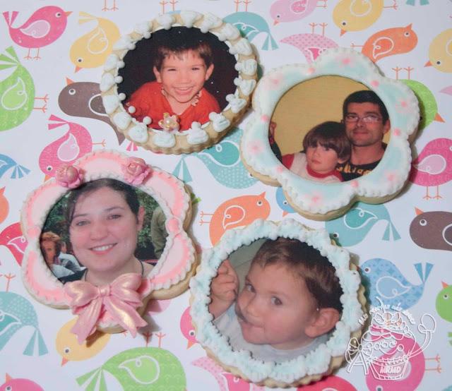 GALLETAS CON FOTOS ENMARCADAS