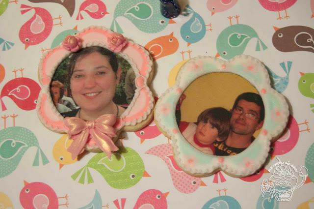 GALLETAS CON FOTOS ENMARCADAS