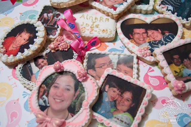 GALLETAS CON FOTOS ENMARCADAS