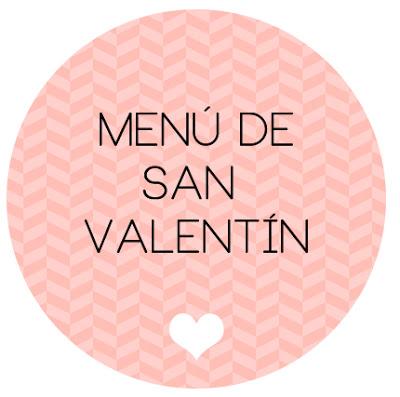 Menú de San valentín