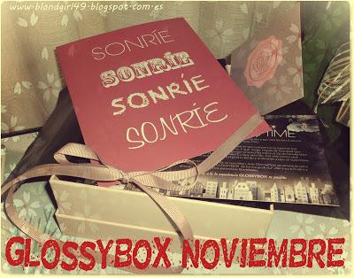 Mi glossybox de Noviembre!!