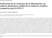 Clasificación trastornos alimentación conducta alimentaria: evidencias propuestas para Uher Rutter